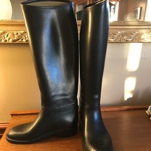womens rubber riding boots